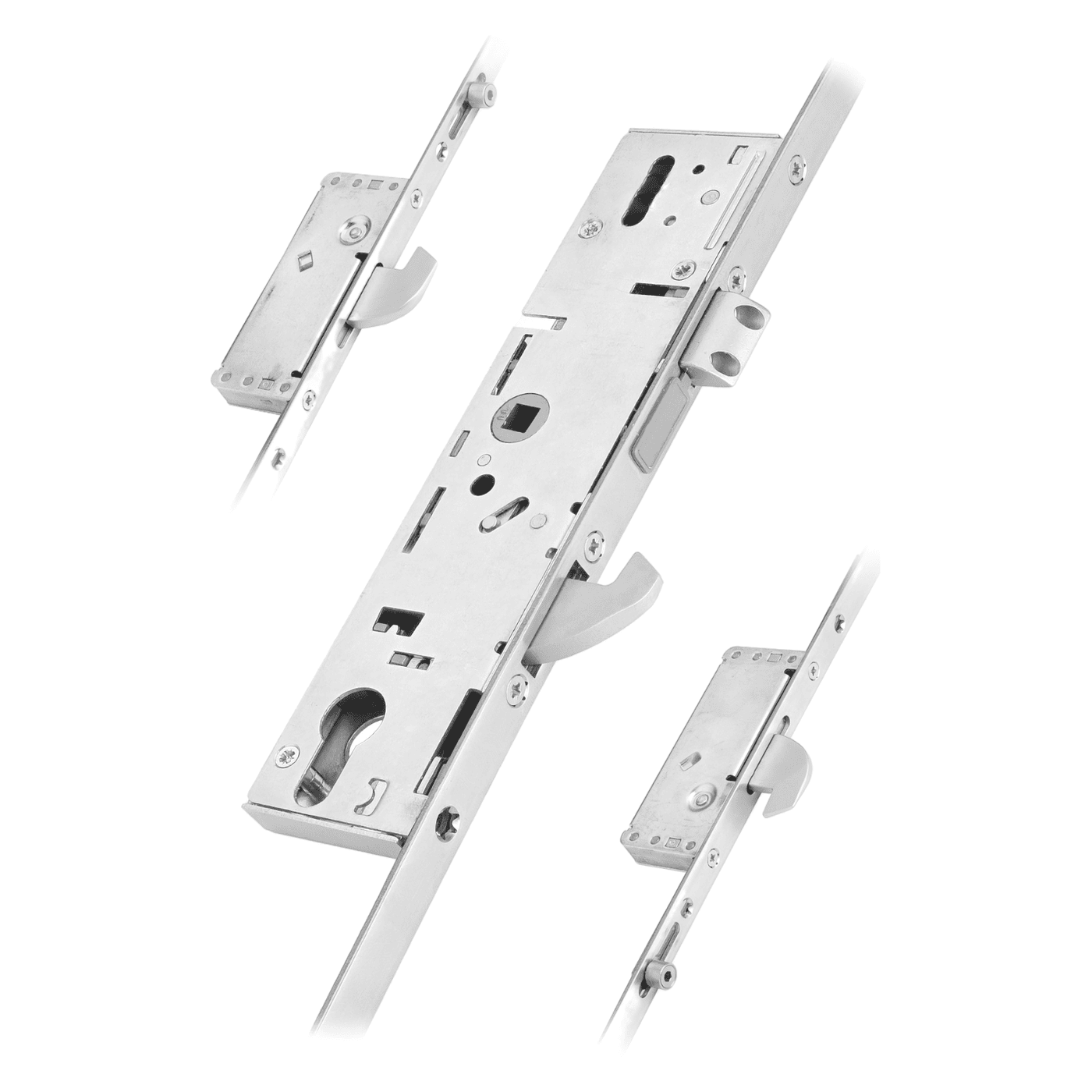 3 Hook 2 Roller Euro Cylinder Multi Point Modified French Door Lock ...